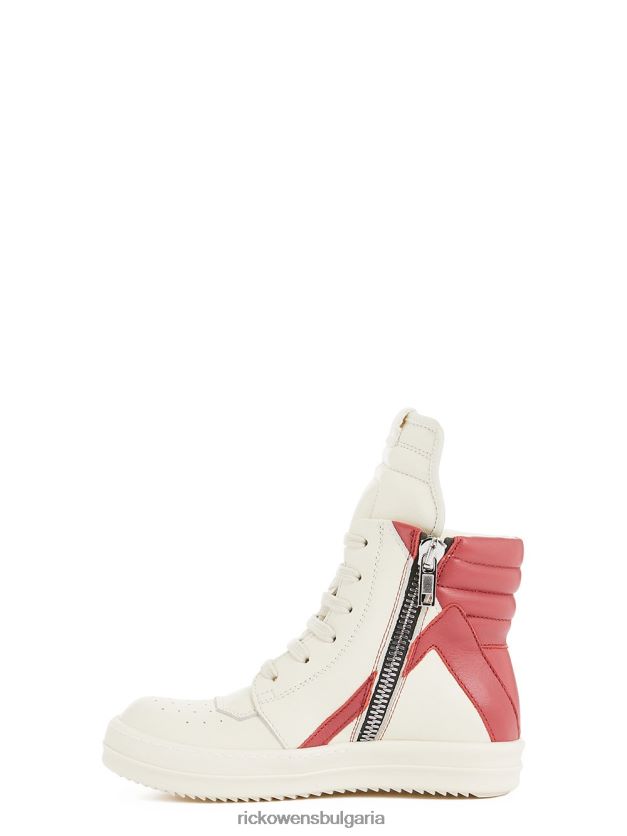 обувки бг Rick Owens обувки geo 21459 карнеолово червено и млечно бяло NBHT221409