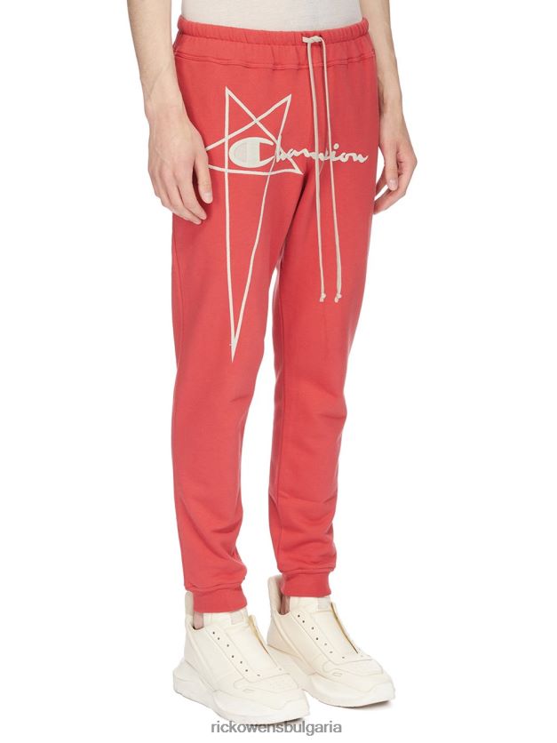 дрехи бг Rick Owens шампион 25147 панталони карнеол червено NBHT22177