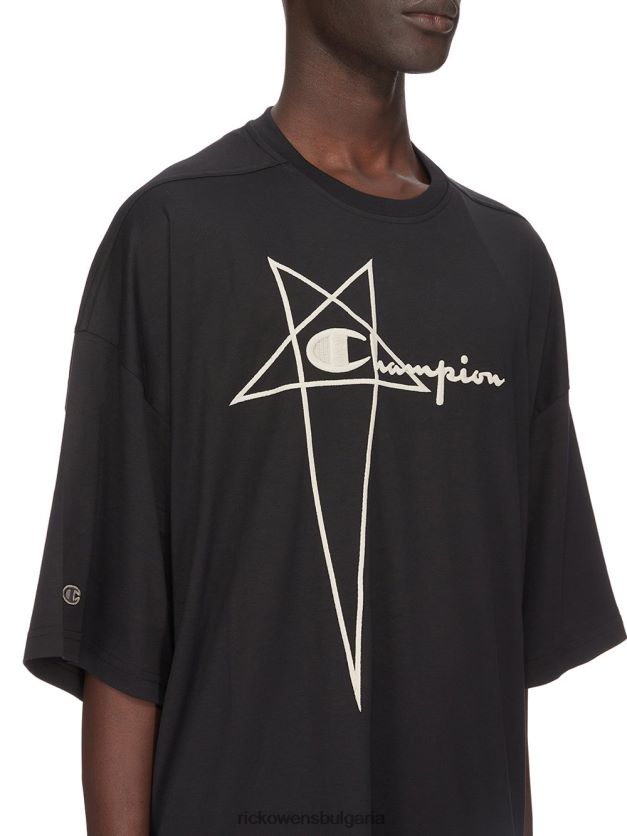 дрехи бг Rick Owens шампион 25118 върхове черен NBHT22327