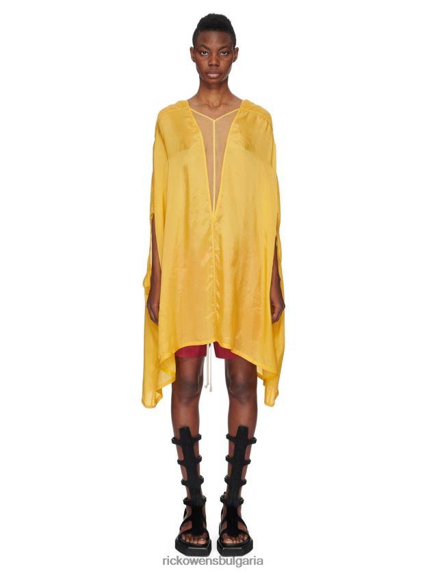 дрехи бг Rick Owens ss23 edfu 23752 рокли лимоненожълт NBHT221248