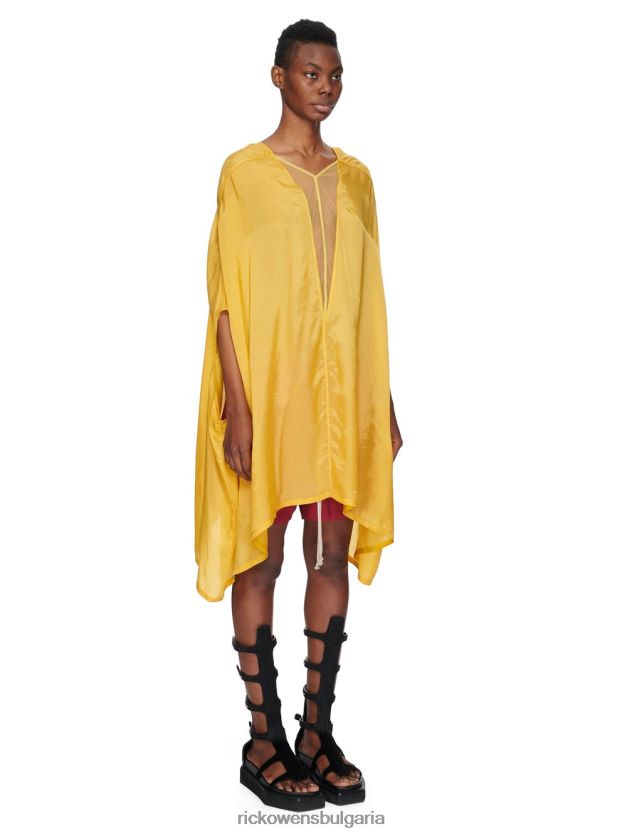 дрехи бг Rick Owens ss23 edfu 23752 рокли лимоненожълт NBHT221248