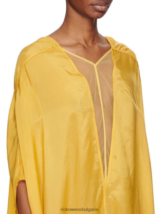 дрехи бг Rick Owens ss23 edfu 23752 рокли лимоненожълт NBHT221248