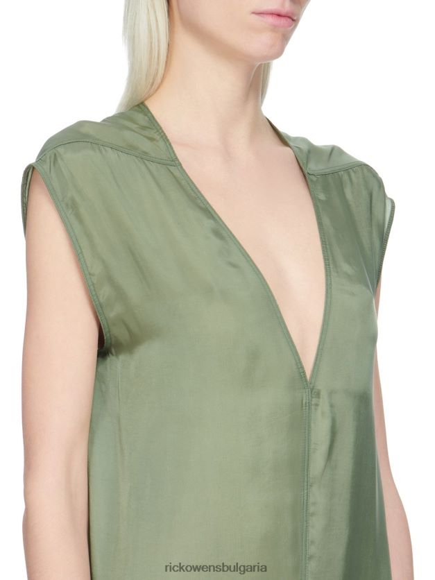 дрехи бг Rick Owens ss23 edfu 24250 рокли зелен мъх NBHT221234