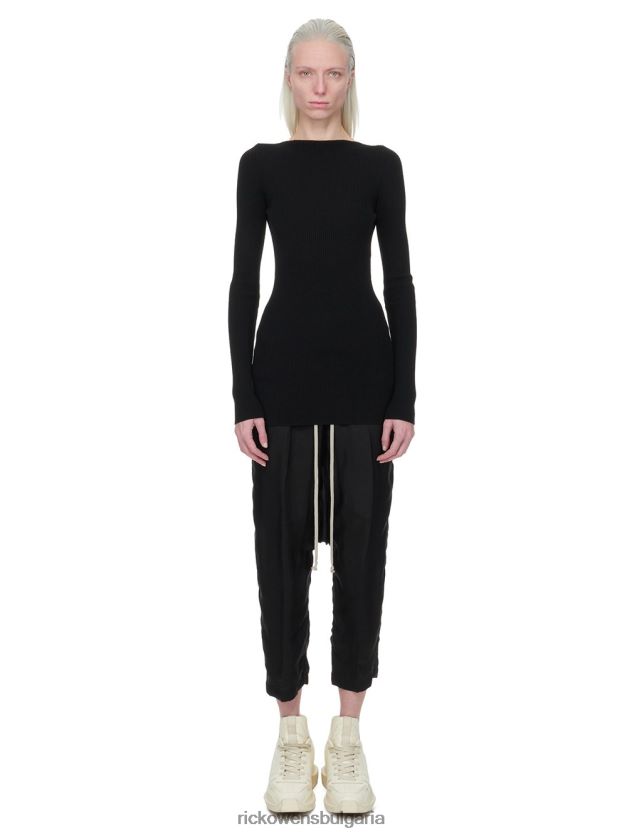 дрехи бг Rick Owens панталон ss23 edfu 23701 черен NBHT22995