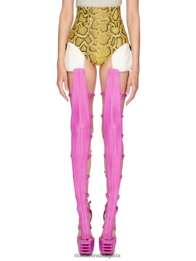 дрехи бг Rick Owens панталон ss23 edfu 23726 лимоненожълт NBHT22192