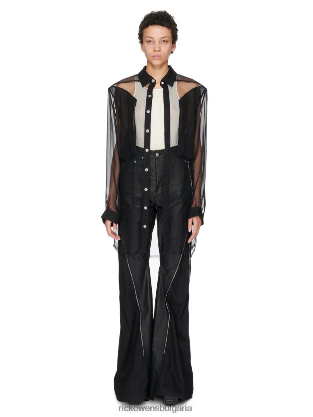 дрехи бг Rick Owens панталон ss23 edfu 23732 черен NBHT221022