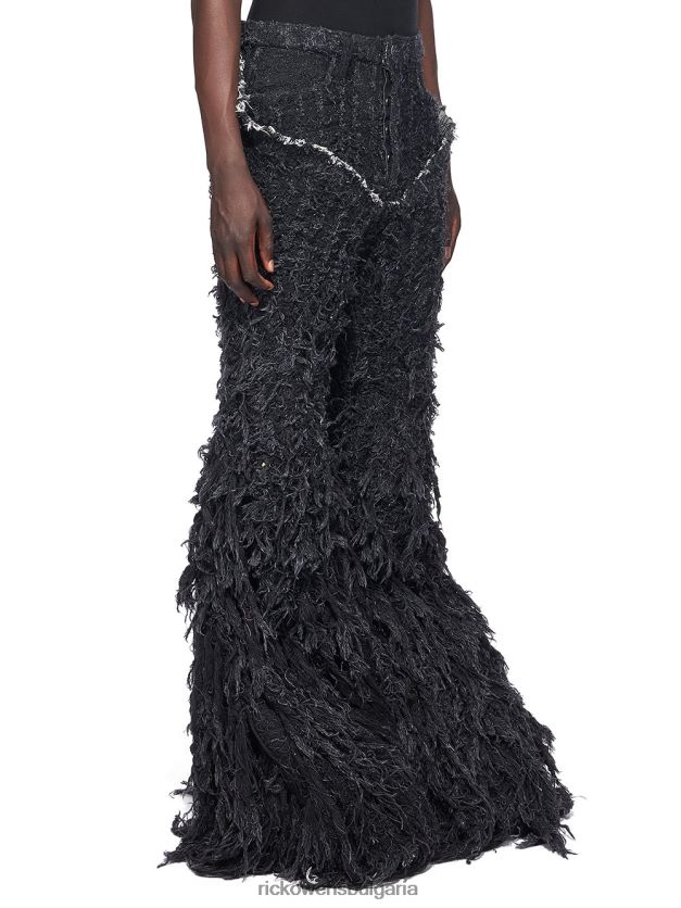 дрехи бг Rick Owens панталон ss23 edfu 23867 черен NBHT22200