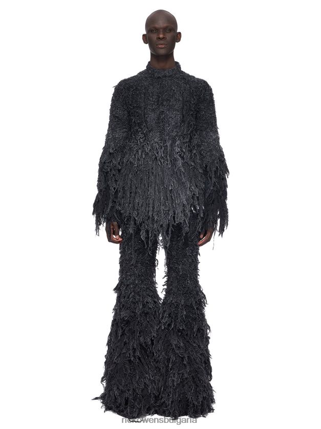 дрехи бг Rick Owens панталон ss23 edfu 23867 черен NBHT22200