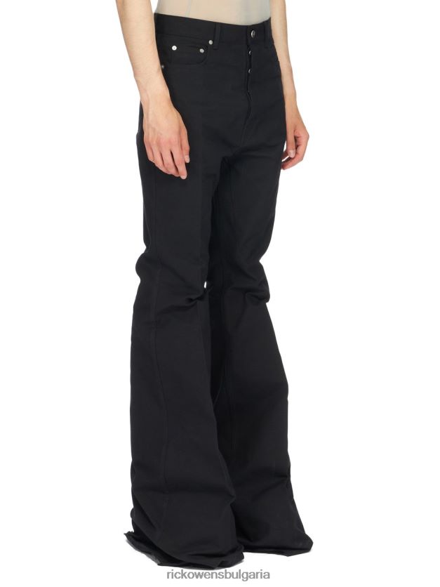 дрехи бг Rick Owens панталон ss23 edfu 23868 черен NBHT22202