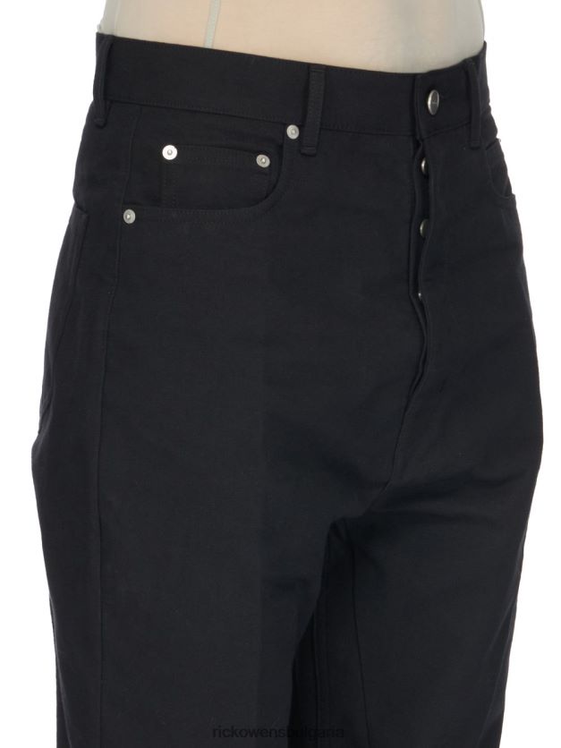 дрехи бг Rick Owens панталон ss23 edfu 23868 черен NBHT22202