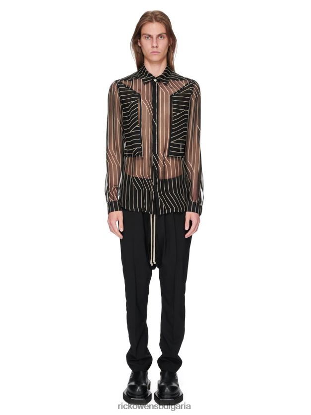 дрехи бг Rick Owens панталон ss23 edfu 23980 черен NBHT22223