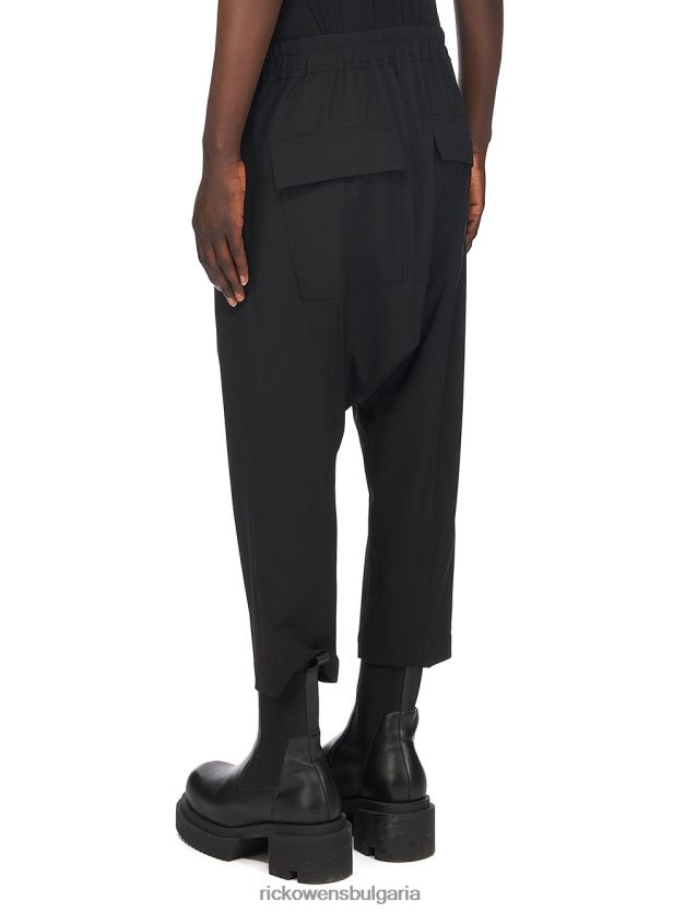 дрехи бг Rick Owens панталон ss23 edfu 23984 черен NBHT22227