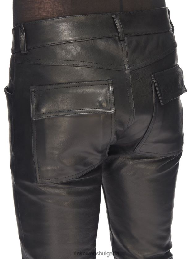 дрехи бг Rick Owens панталон ss23 edfu 23996 черен NBHT22242