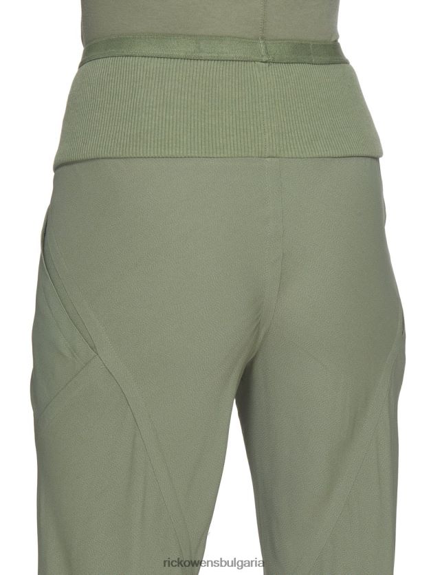 дрехи бг Rick Owens панталон ss23 edfu 24241 зелен мъх NBHT22992