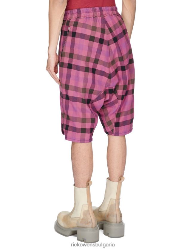 дрехи бг Rick Owens панталон ss23 edfu 24318 ярко розово каре NBHT22228