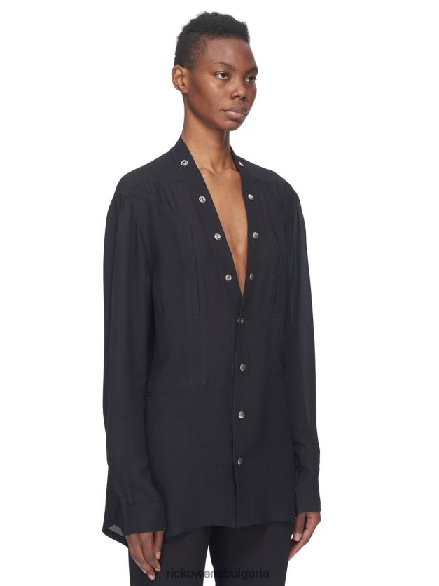 дрехи бг Rick Owens ss23 edfu 23692 ризи черен NBHT221212