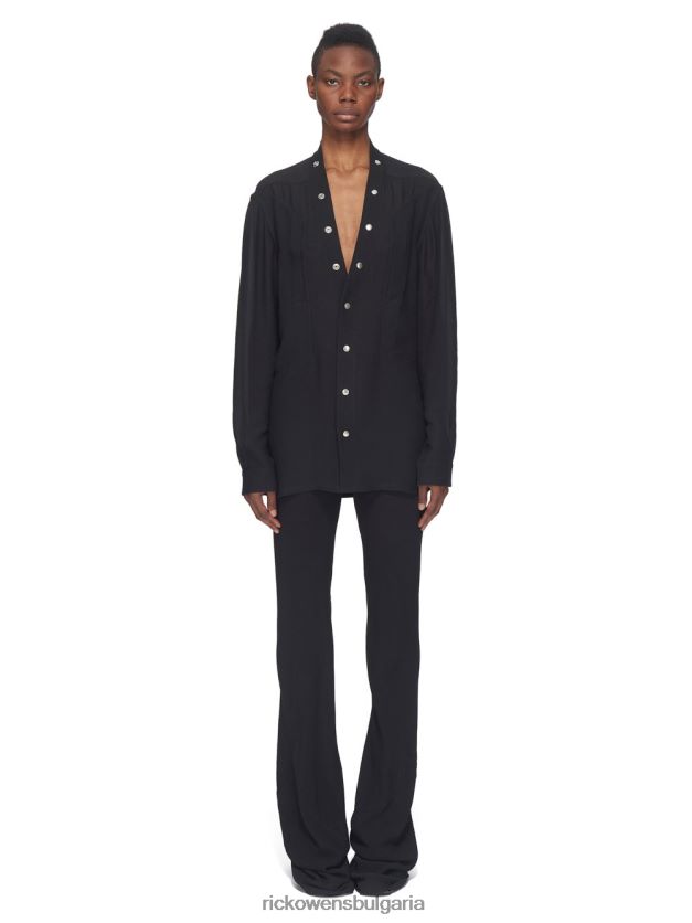 дрехи бг Rick Owens ss23 edfu 23692 ризи черен NBHT221212