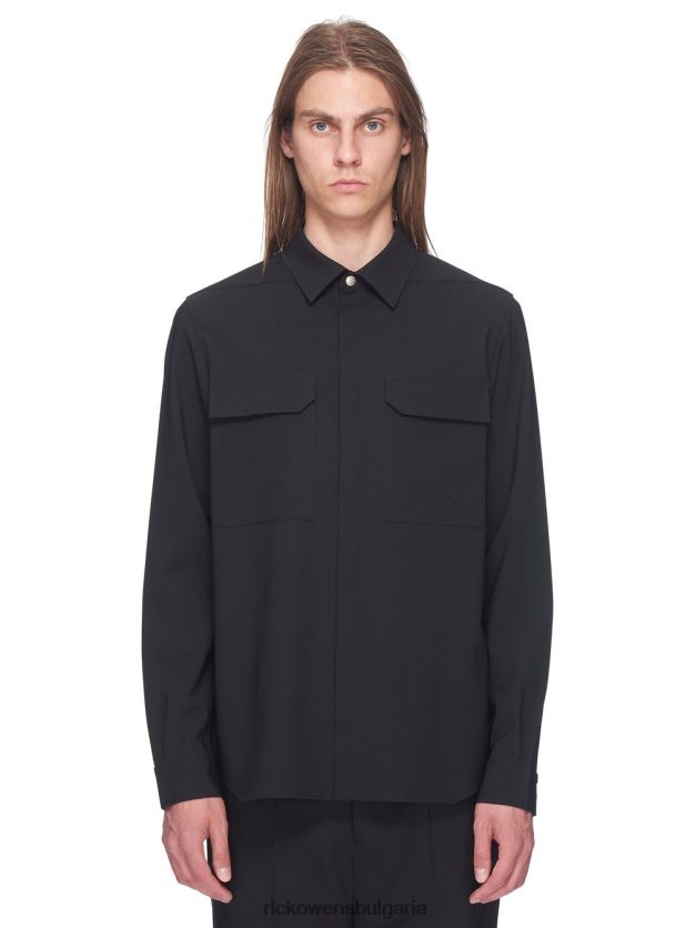 дрехи бг Rick Owens ss23 edfu 23907 ризи черен NBHT22468