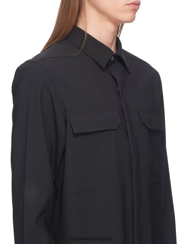 дрехи бг Rick Owens ss23 edfu 23907 ризи черен NBHT22468