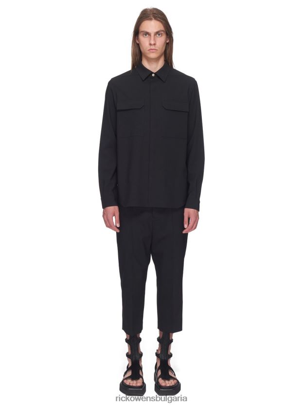 дрехи бг Rick Owens ss23 edfu 23907 ризи черен NBHT22468
