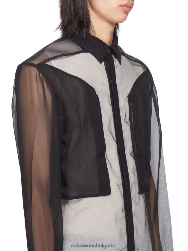 дрехи бг Rick Owens ss23 edfu 23909 ризи черен NBHT22471