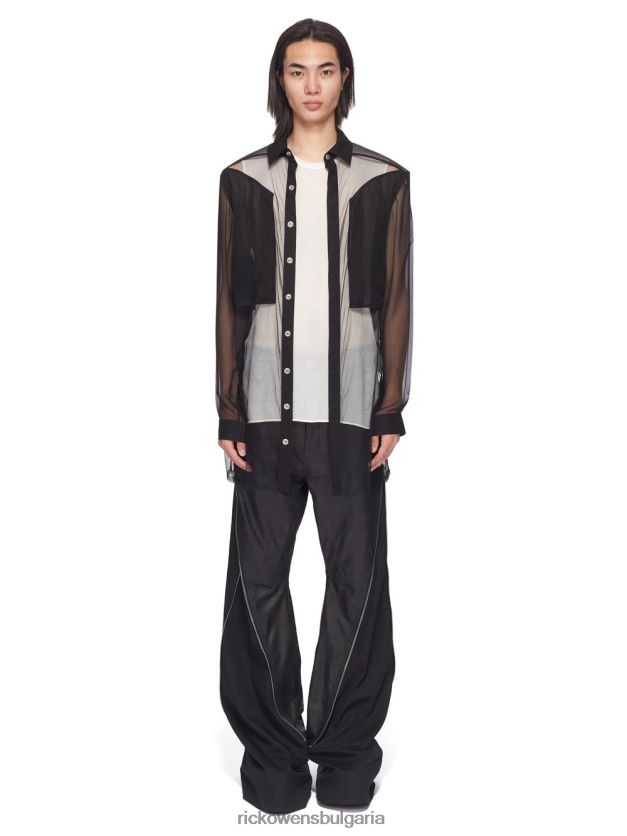 дрехи бг Rick Owens ss23 edfu 23909 ризи черен NBHT22471