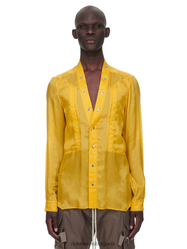дрехи бг Rick Owens ss23 edfu 23946 ризи лимоненожълт NBHT22472