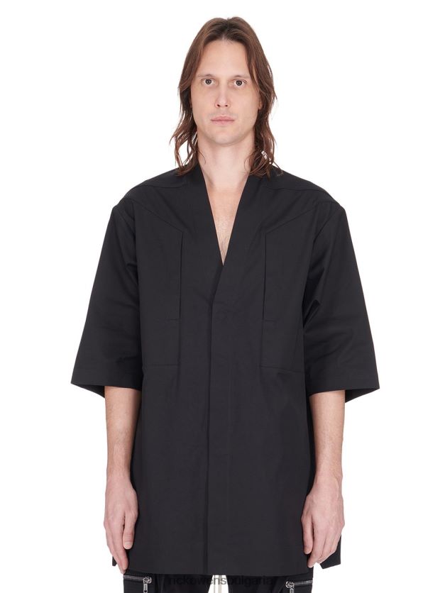 дрехи бг Rick Owens ss23 edfu 23950 ризи черен NBHT22474