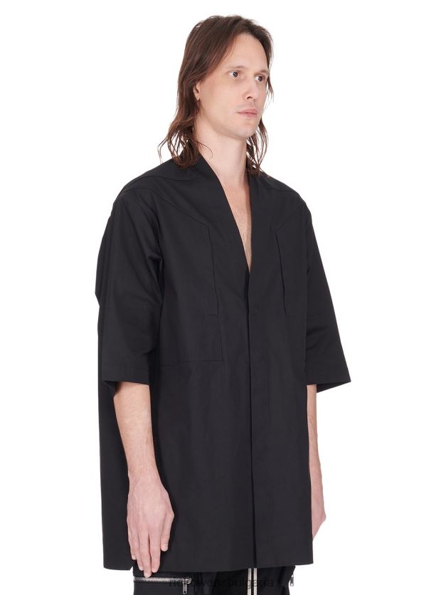 дрехи бг Rick Owens ss23 edfu 23950 ризи черен NBHT22474
