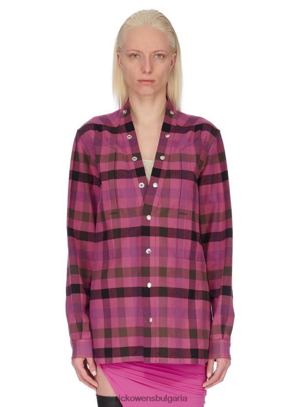 дрехи бг Rick Owens ss23 edfu 26322 ризи ярко розово каре NBHT221210