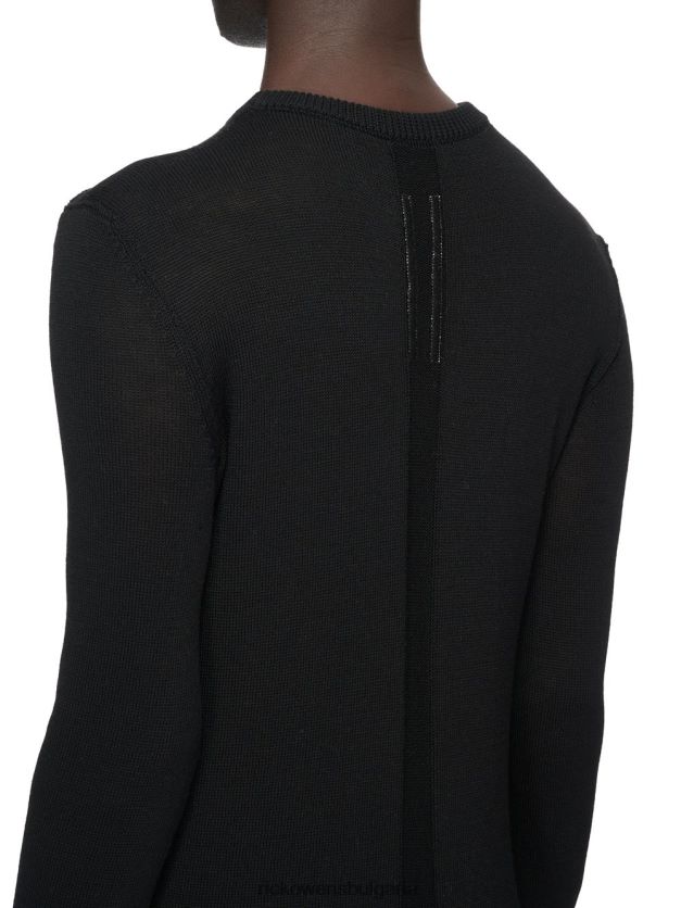 дрехи бг Rick Owens ss23 edfu 24336 трикотаж черно/мъх/перла NBHT22508