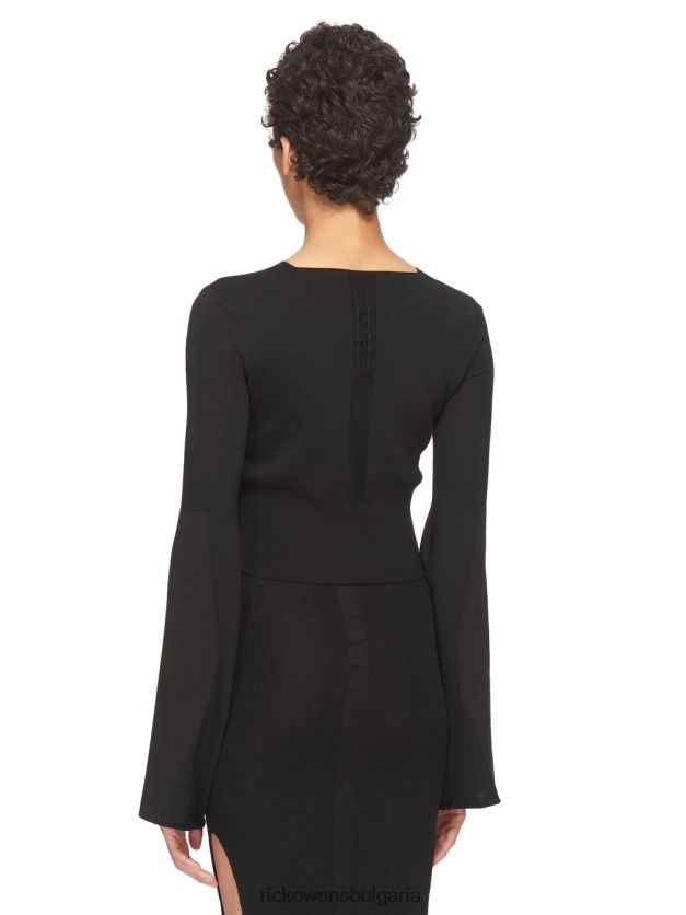 дрехи бг Rick Owens ss23 edfu 23786 върхове черен NBHT221163