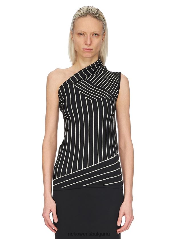 дрехи бг Rick Owens ss23 edfu 23813 върхове Черна перла NBHT221170