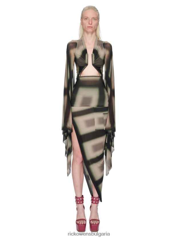 дрехи бг Rick Owens ss23 edfu 24236 върхове черно каре NBHT221146