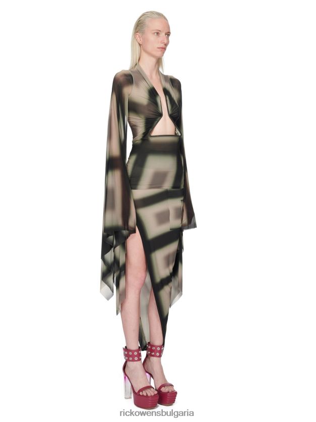 дрехи бг Rick Owens ss23 edfu 24236 върхове черно каре NBHT221146