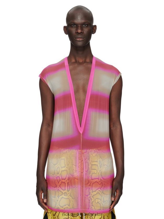 дрехи бг Rick Owens ss23 edfu 24297 върхове фуксия каре NBHT22383