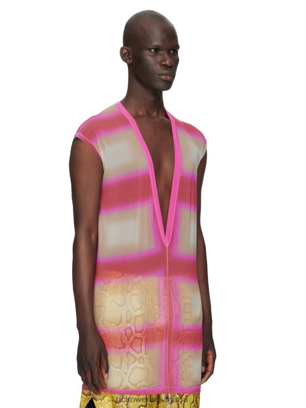 дрехи бг Rick Owens ss23 edfu 24297 върхове фуксия каре NBHT22383