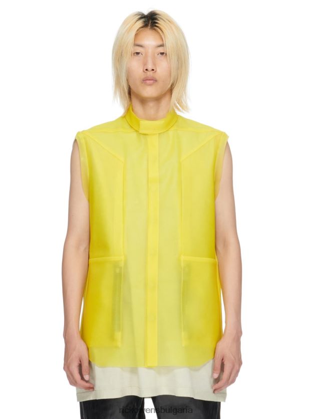 дрехи бг Rick Owens якета ss23 edfu 23223 лимон NBHT229