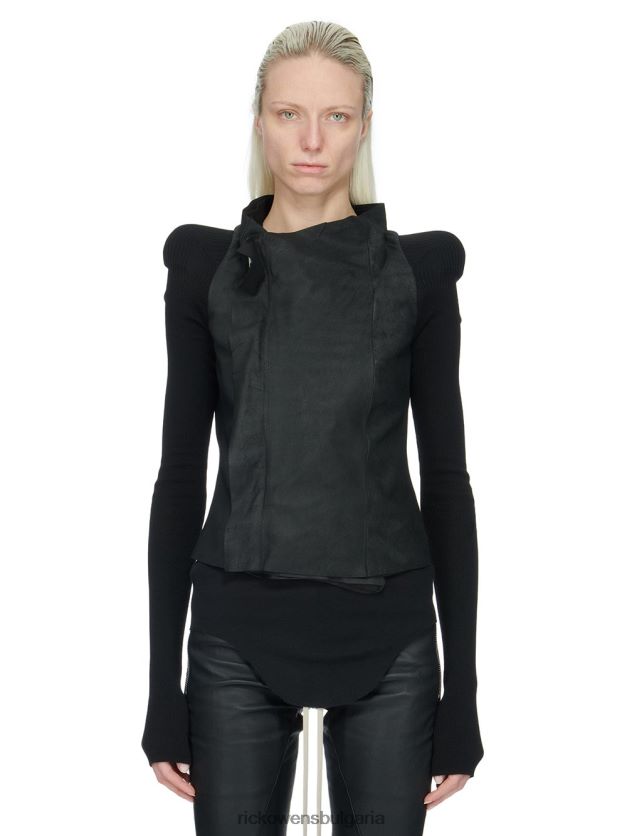 дрехи бг Rick Owens якета ss23 edfu 23825 черен NBHT22881