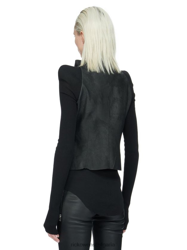 дрехи бг Rick Owens якета ss23 edfu 23825 черен NBHT22881