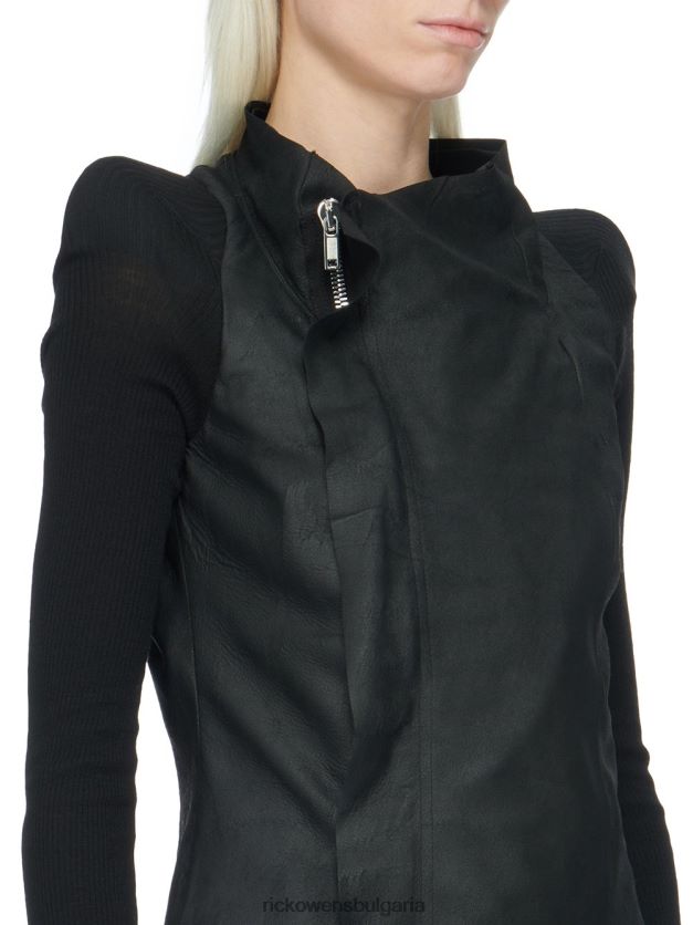 дрехи бг Rick Owens якета ss23 edfu 23825 черен NBHT22881