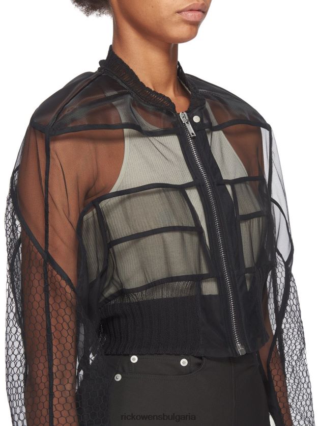 дрехи бг Rick Owens якета ss23 edfu 23831 черен NBHT22885