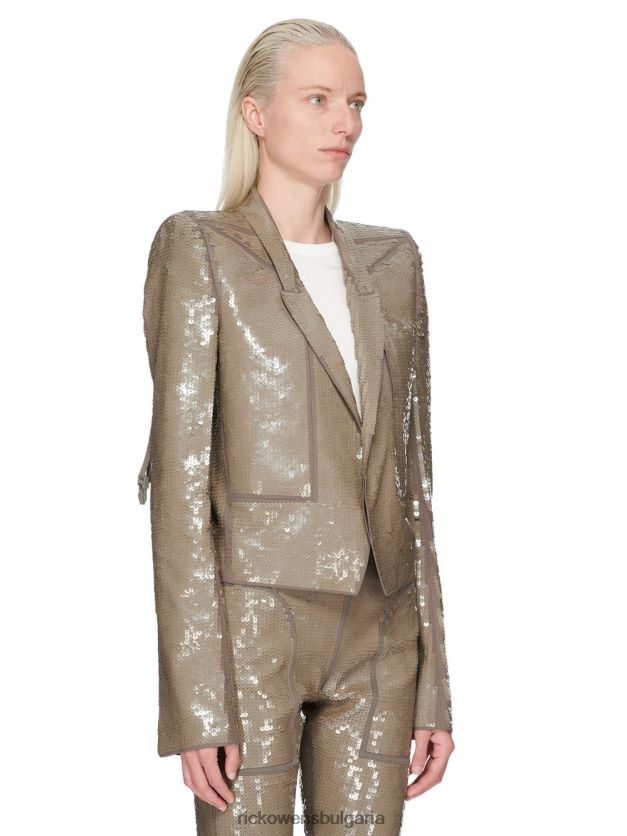 дрехи бг Rick Owens якета ss23 edfu 23839 прахово сиво NBHT22896