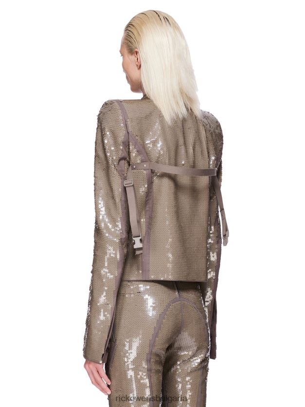 дрехи бг Rick Owens якета ss23 edfu 23839 прахово сиво NBHT22896