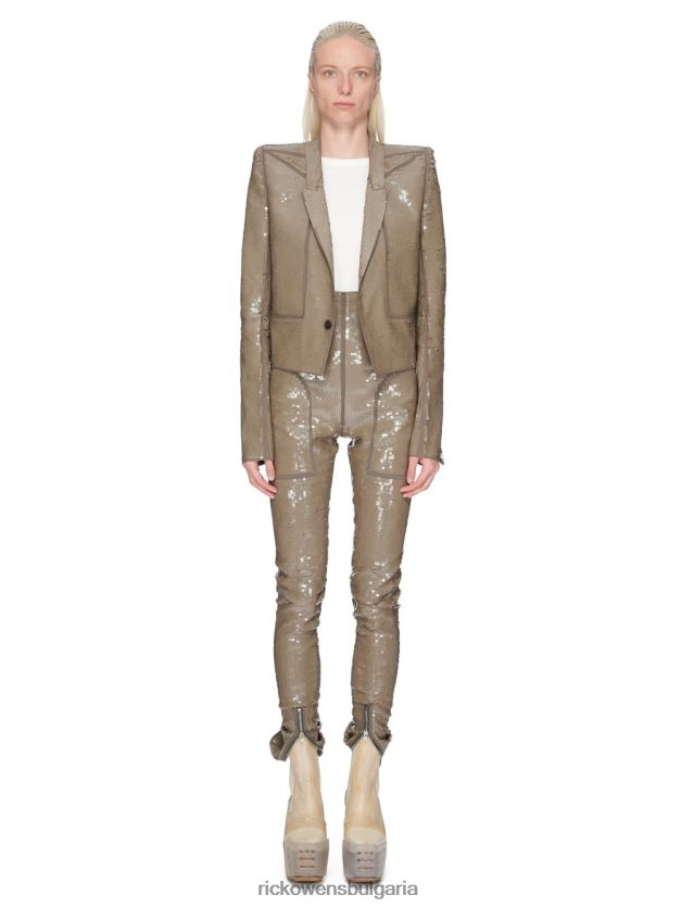 дрехи бг Rick Owens якета ss23 edfu 23839 прахово сиво NBHT22896