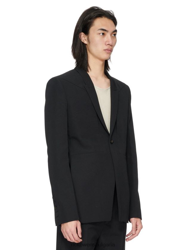 дрехи бг Rick Owens якета ss23 edfu 24093 черен NBHT2225