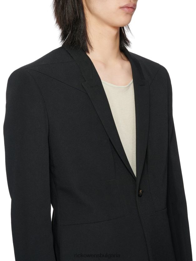 дрехи бг Rick Owens якета ss23 edfu 24093 черен NBHT2225