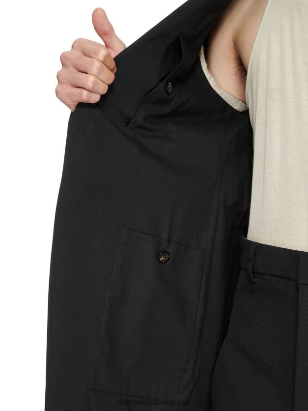 дрехи бг Rick Owens якета ss23 edfu 24093 черен NBHT2225