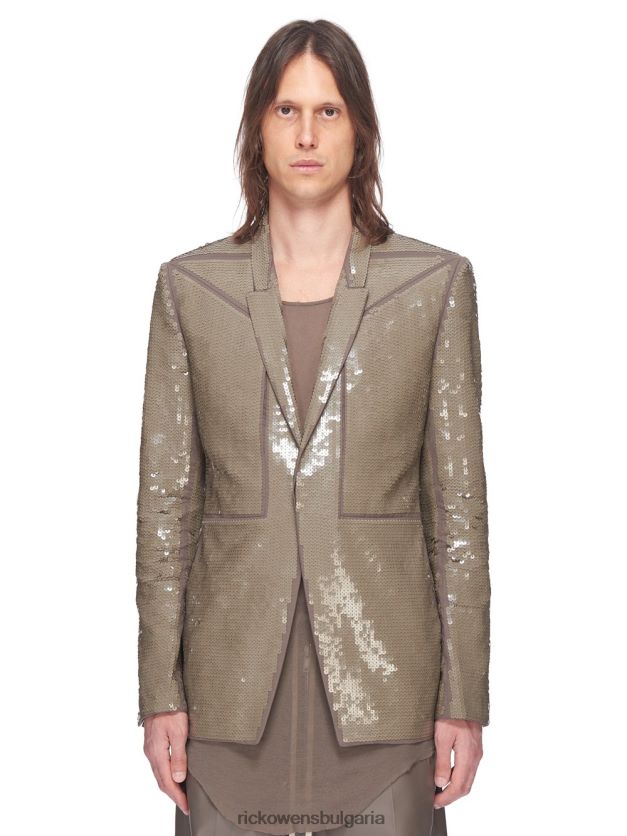 дрехи бг Rick Owens якета ss23 edfu 24094 прахово сиво NBHT2226