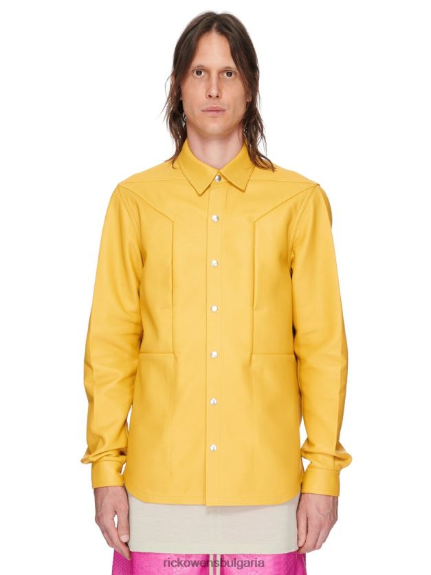 дрехи бг Rick Owens якета ss23 edfu 24096 лимоненожълт NBHT2227